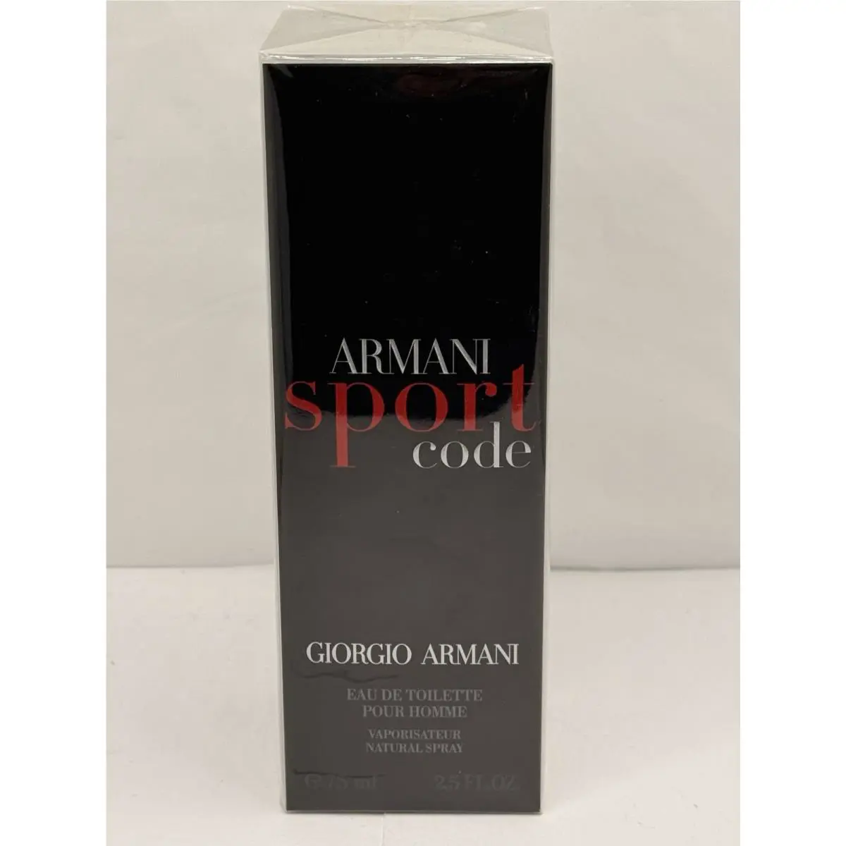 Armani Sport Code By Giorgio Armani Edt Pour Homme 2.5oz Spray