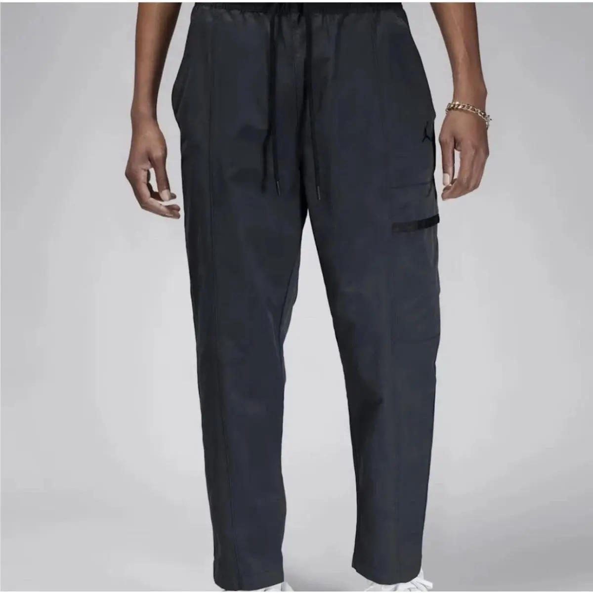 Jordan Essentials Woven Cargo Pants FN4539-010 Black Men’s Size Large