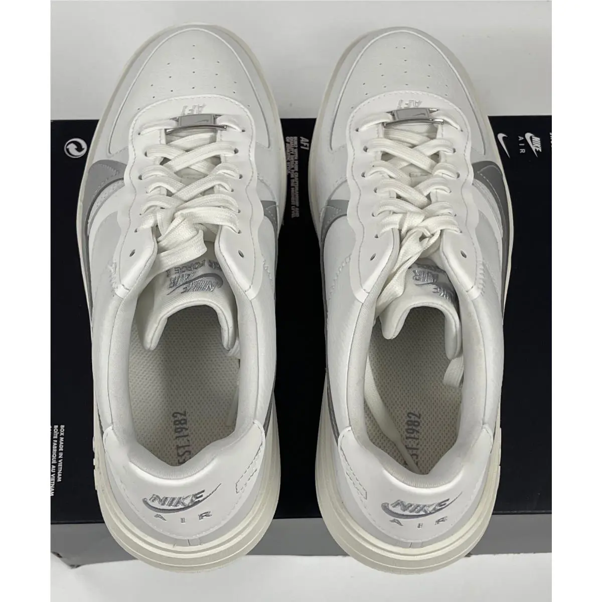 Nike shoes - Nike Air Force 1 - Air Force - DJ9946-101 - White/Silver (UPC: 195868998924) 1
