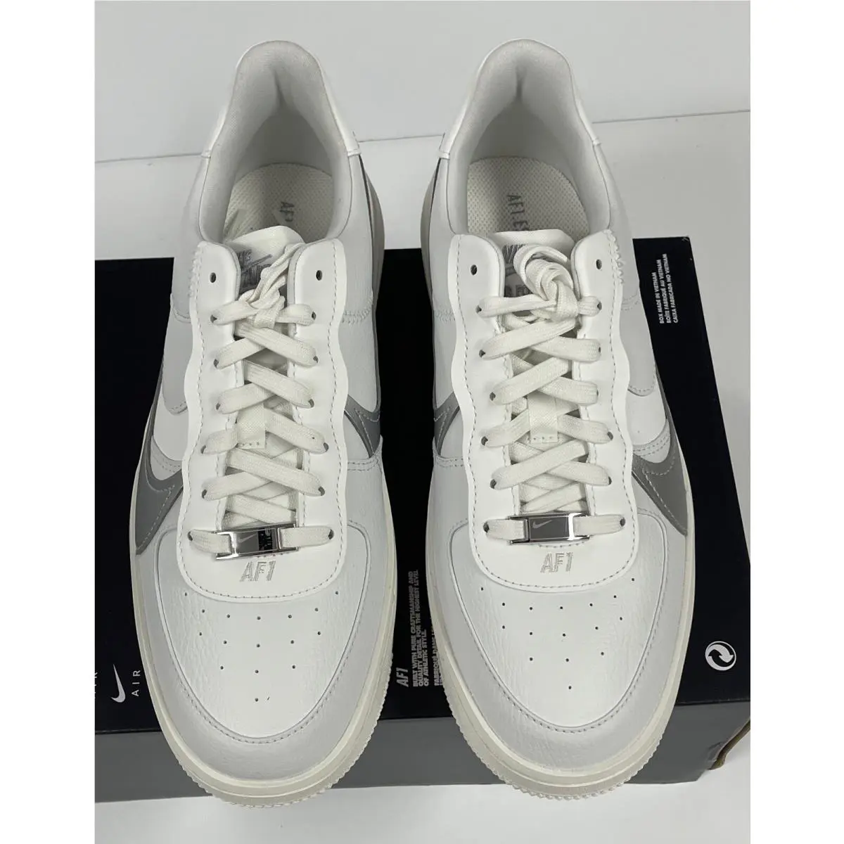 Nike shoes - Nike Air Force 1 - Air Force - DJ9946-101 - White/Silver (UPC: 195868998924) 4