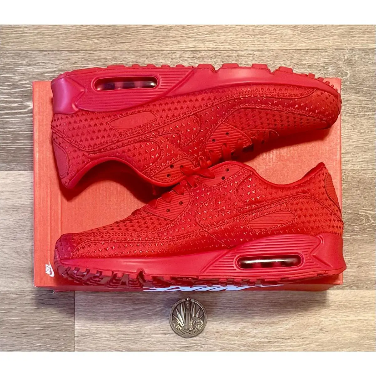 Nike Air Max 90 Prm University Red IB6606 600 Men`s Size 12