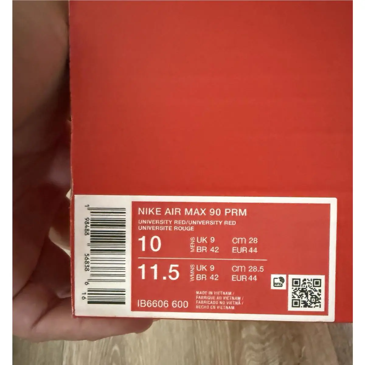 Nike shoes - Nike Air Max 90 - Air Max - IB6606 600 - University Red (UPC: 198488600673) 10