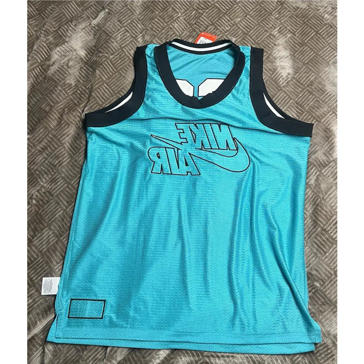 Nike clothing - Nike Air Basketball Jersey - Air Basketball Jersey - 689133-405 - Green 7
