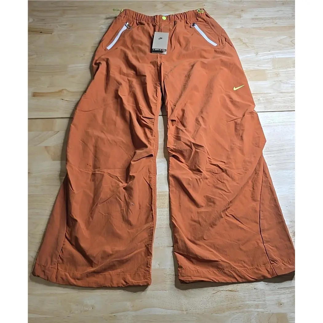 Nike Project F.r.o.g. Parachute Pants Mens Large Rust Orange HJ3288-246