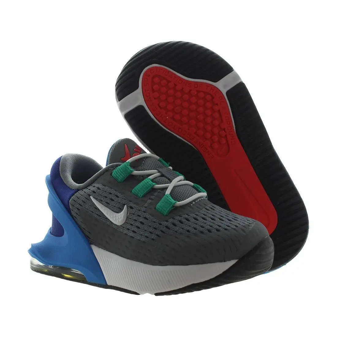 Nike Air Max 270 GO Infant/toddler Shoes Size 5 Color: Cool Grey/white/photo