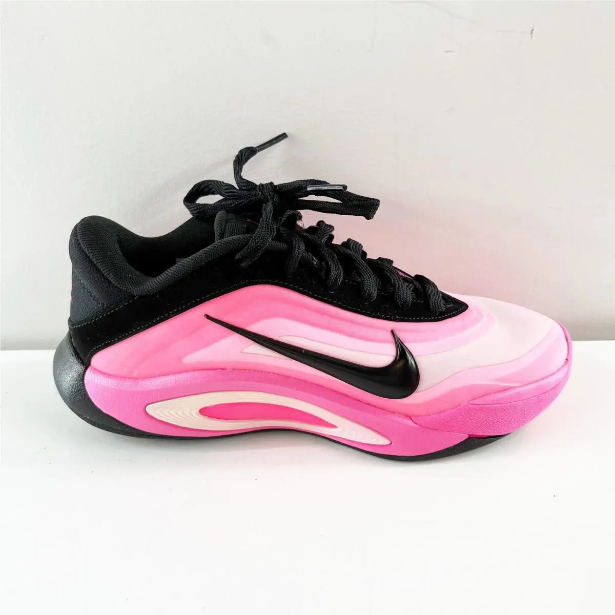 Nike A`ja Wilson A`one Leo Light Basketball Shoe Sneakers Black Hyper Pink 6