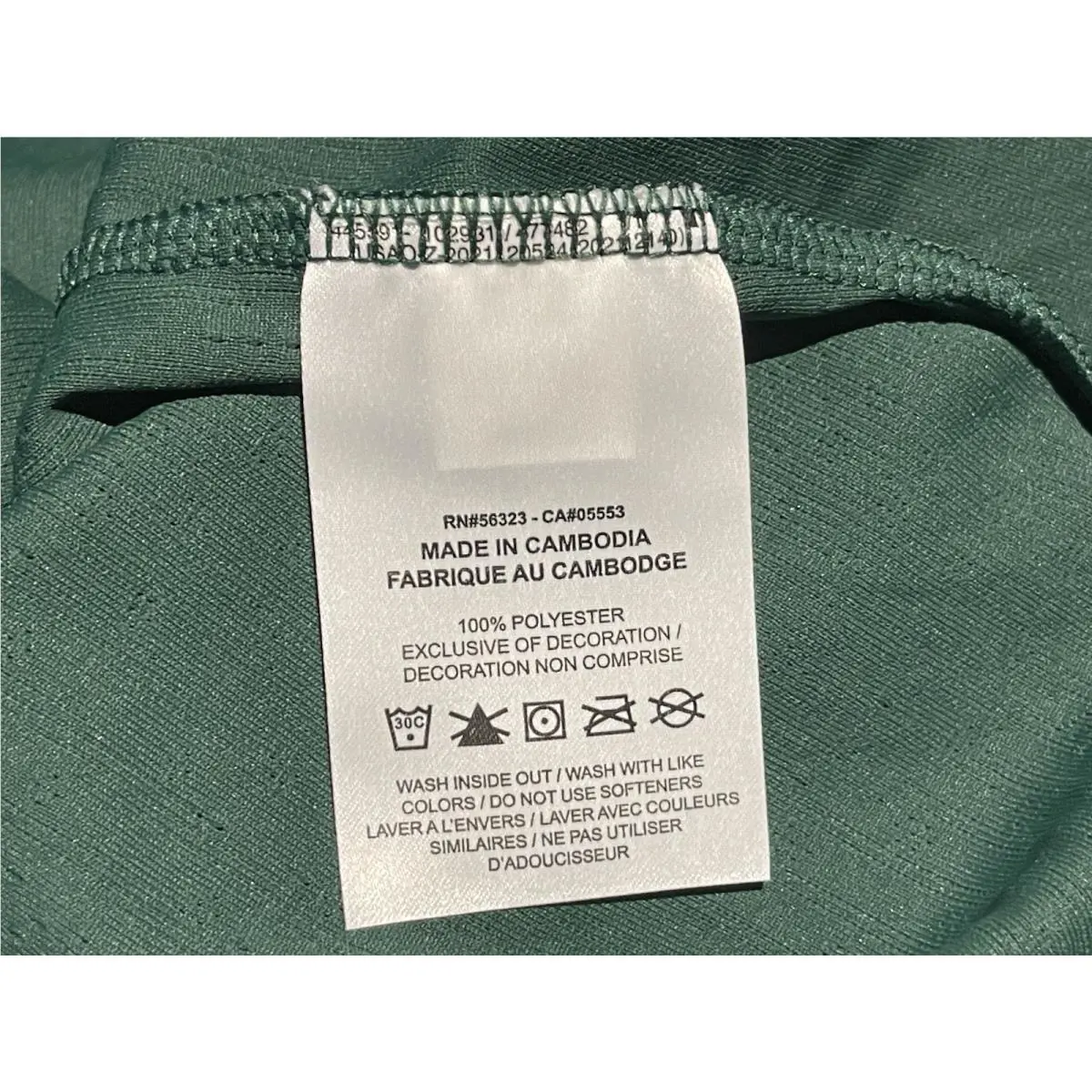 Nike clothing - Nike Court Slam Dri-FIT ADV 1/4 Zip Tennis Polo - HQ0792-341 - Green (UPC: 0197601305730) 3