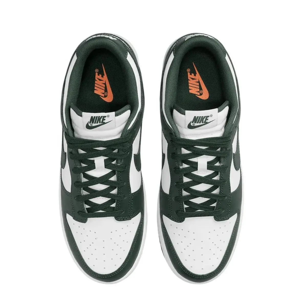 Nike shoes - Nike Dunk Low GS - Dunk Low - Dark Green and White 5