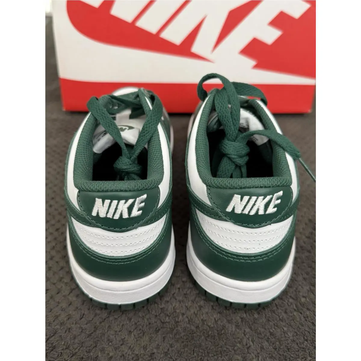 Nike shoes - Nike Dunk Low GS - Dunk Low - Dark Green and White 0