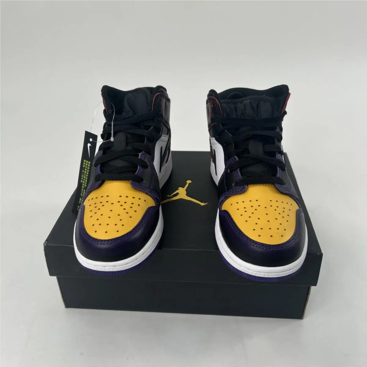 Nike shoes - Nike Air Jordan 1 - Air - IQ9700 611 - White/Black/Dark Pony (UPC: 0198728482267) 2