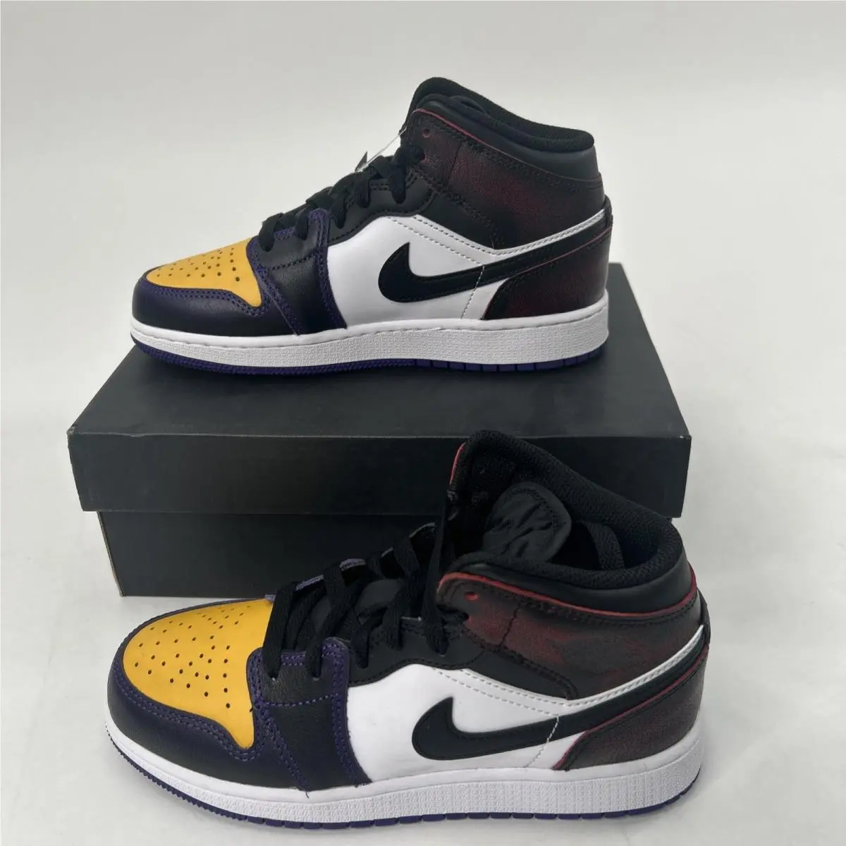 Nike shoes - Nike Air Jordan 1 - Air - IQ9700 611 - White/Black/Dark Pony (UPC: 0198728482267) 3