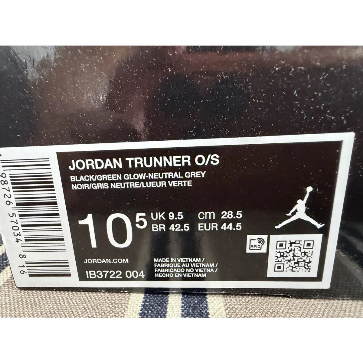 Nike shoes - Jordan Trunner - Trunner - Black/Neutral Grey/Mint Foam/Green Glow 6