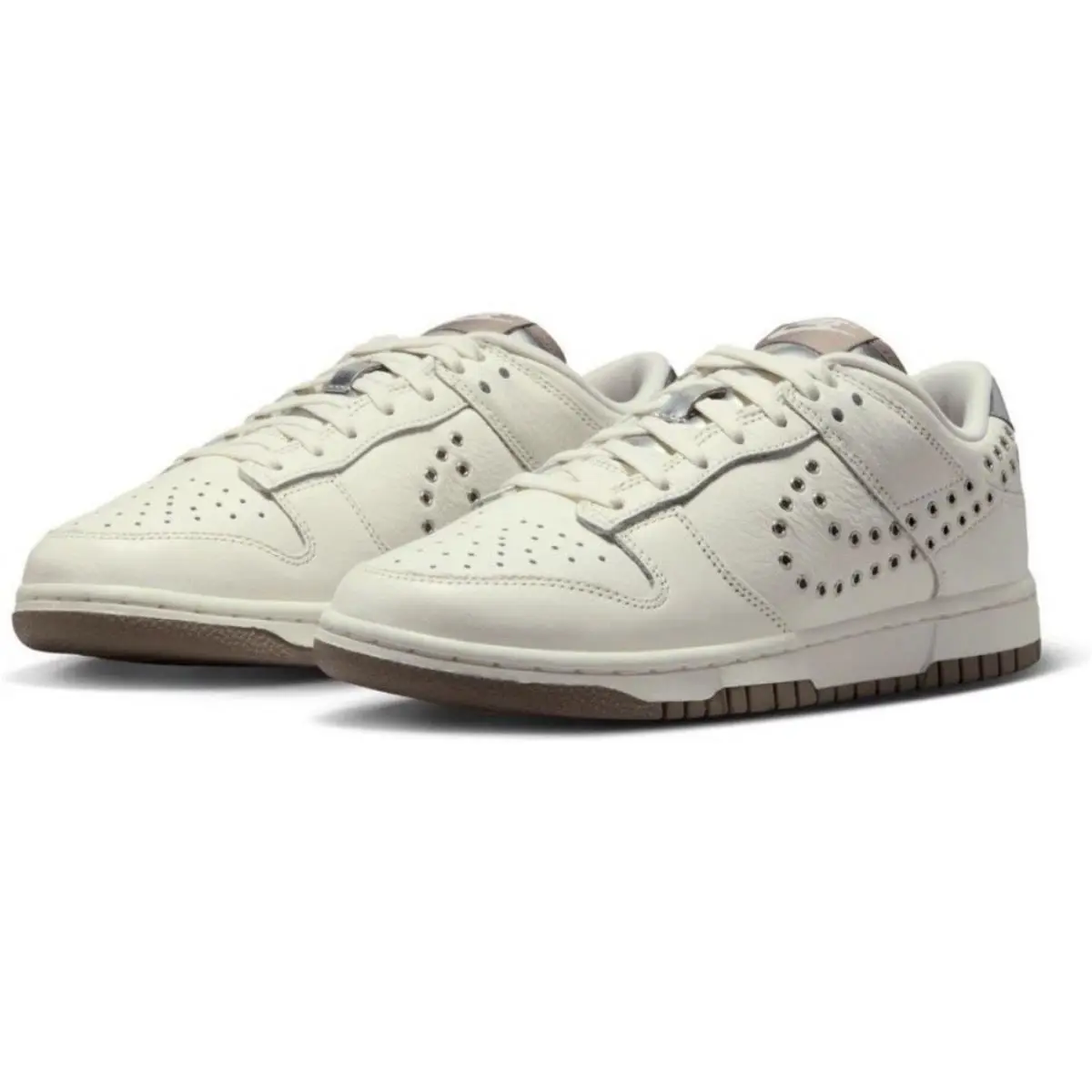 Nike Dunk Low Sail Silver Mink Brown Multiple Women’s 12 Men`s 10.5 Once