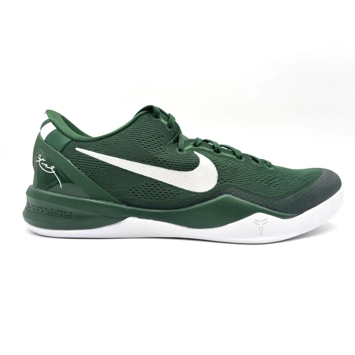 Nike Kobe Viii Protro TB Gorge Green/white Men`s Shoes Rare HM6469-301 Size 14