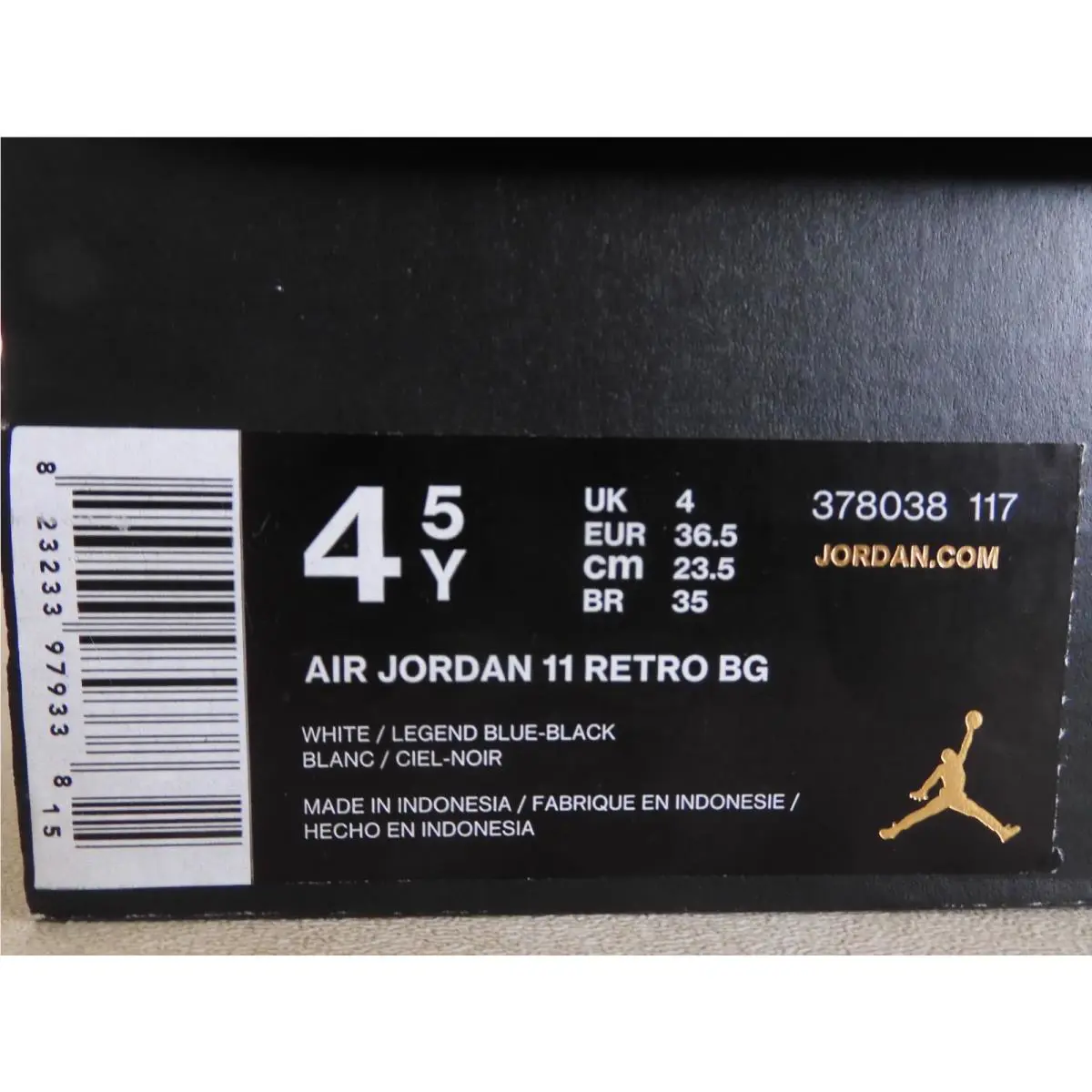 Nike shoes - Air Jordan 11 - Air - White (UPC: 823233979338) 6