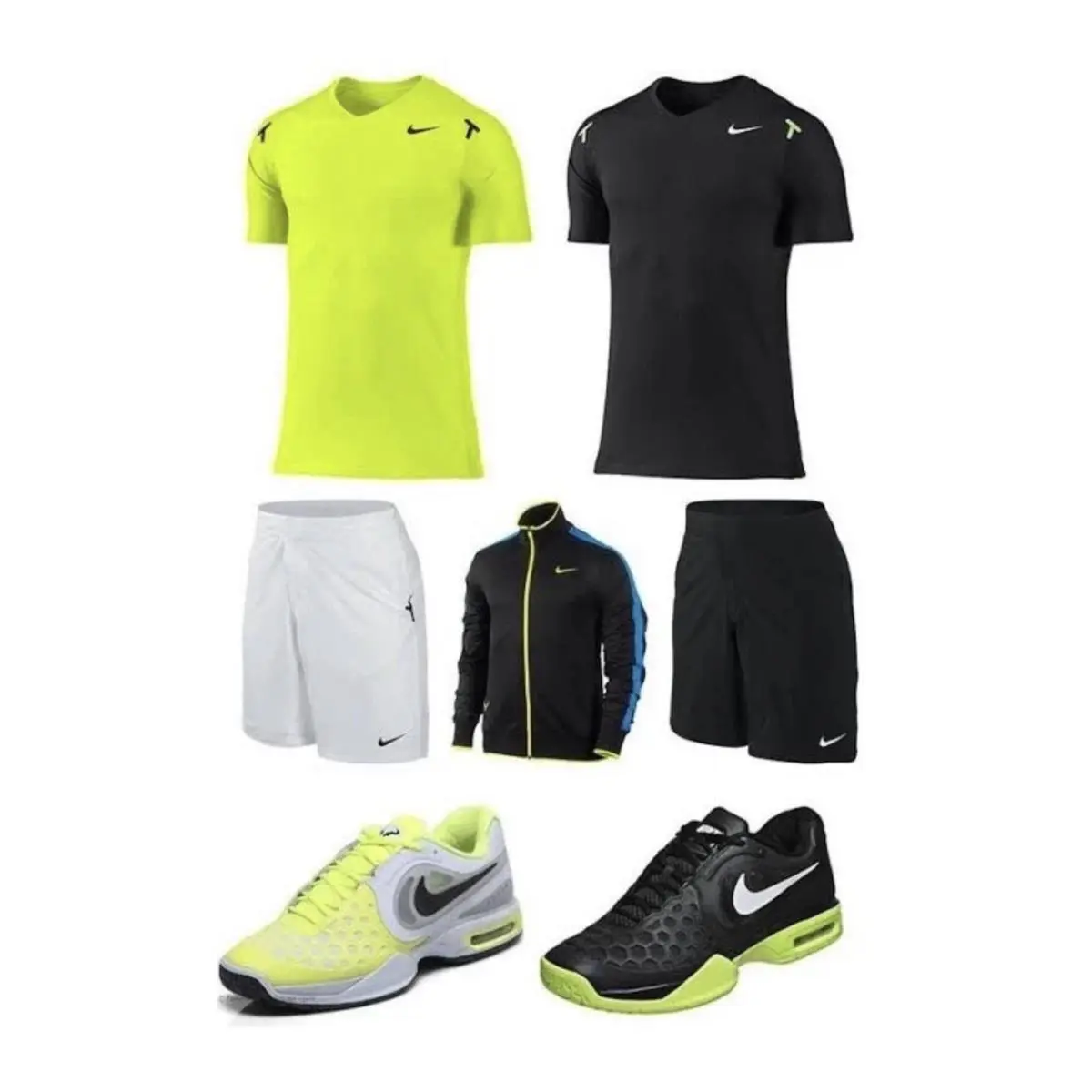 Nike clothing - Official Rafael Nadal collection - Official Rafael Nadal collection - Black/Volt (UPC: 0194494107120) 3