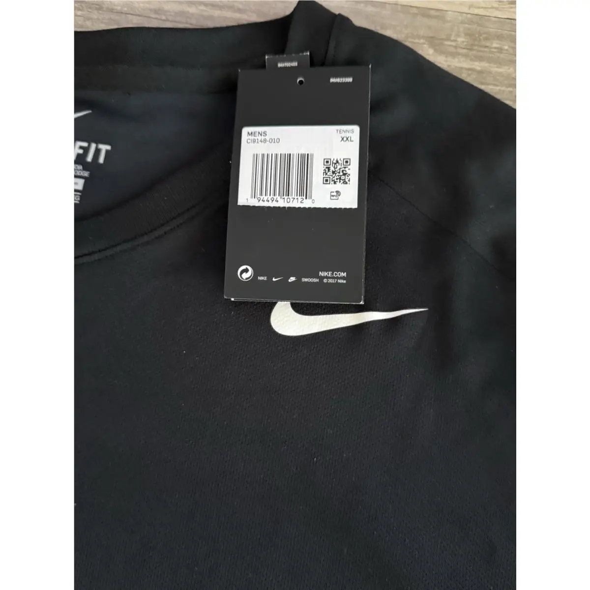 Nike clothing - Official Rafael Nadal collection - Official Rafael Nadal collection - Black/Volt (UPC: 0194494107120) 2