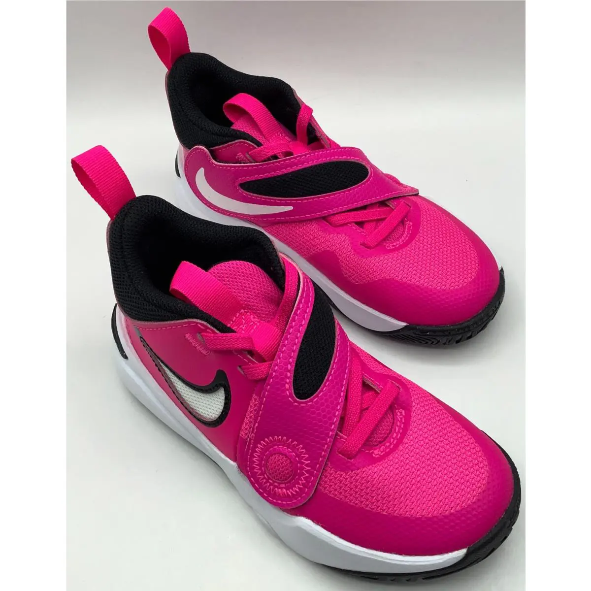 Nike Team Hustle D 11 Kids DV8994-601 Fierce Pink/white-black Size 12