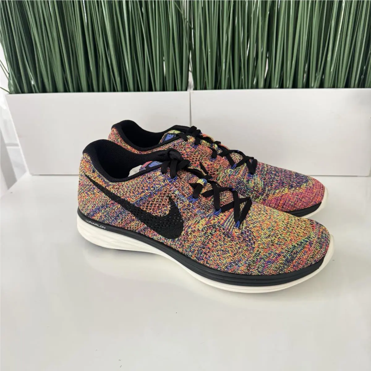Nike shoes - Nike Flyknit Lunar 3 - Flyknit Lunar - 698181-408 - Red 2
