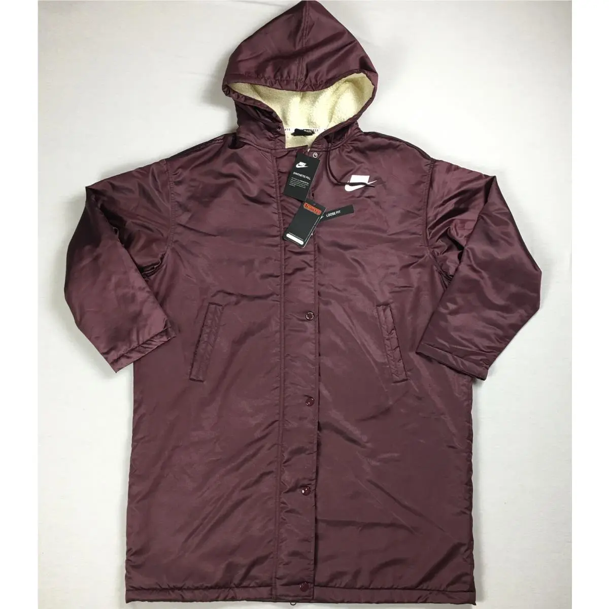 Nike Sportswear Sport Pack Synthetic-fill Jacket Maroon Women’s M BV3125-681