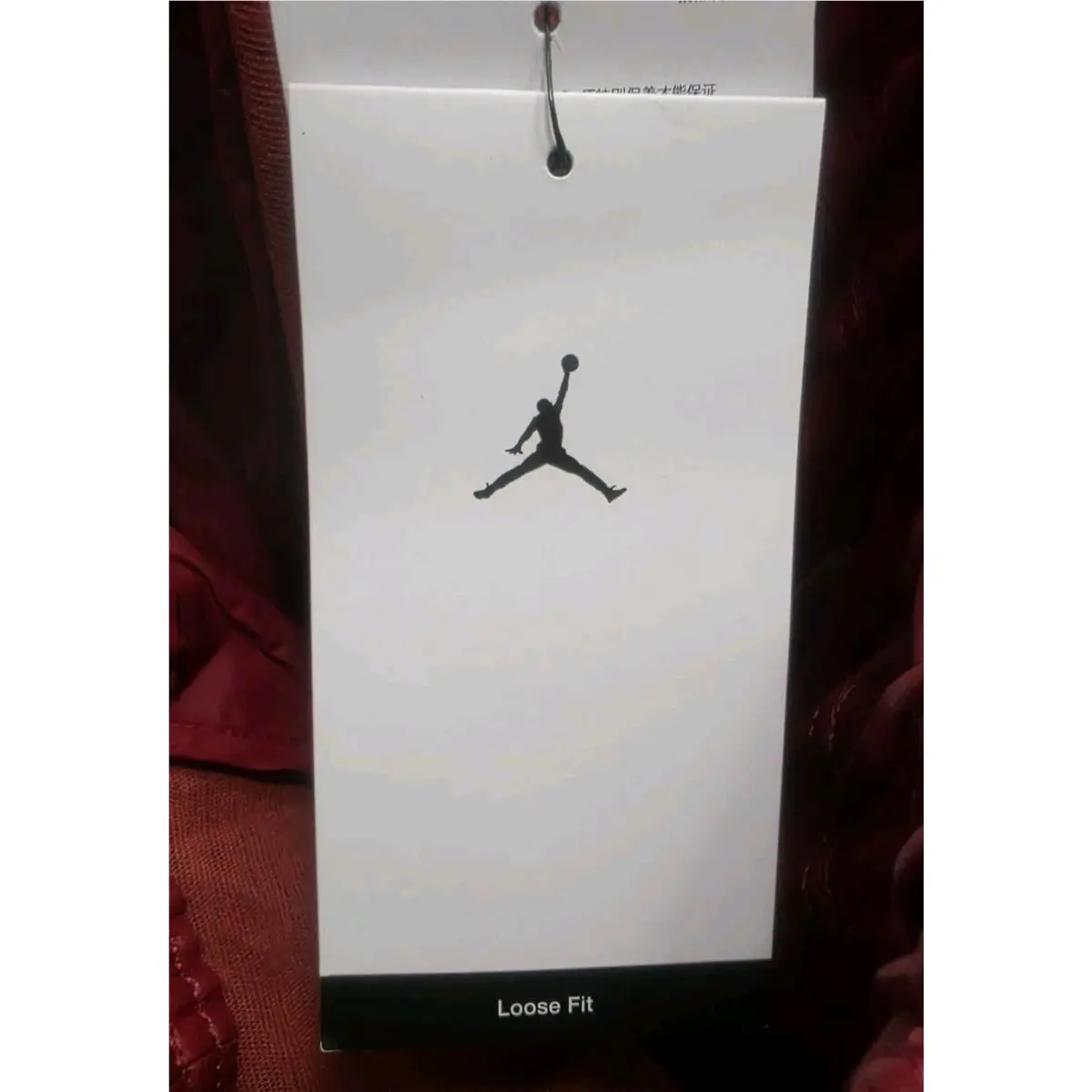 Nike clothing - Air Jordan Faux Leather Diamond Shorts - HV0077-659 - Wings Jordan Red (UPC: 198485197060) 10
