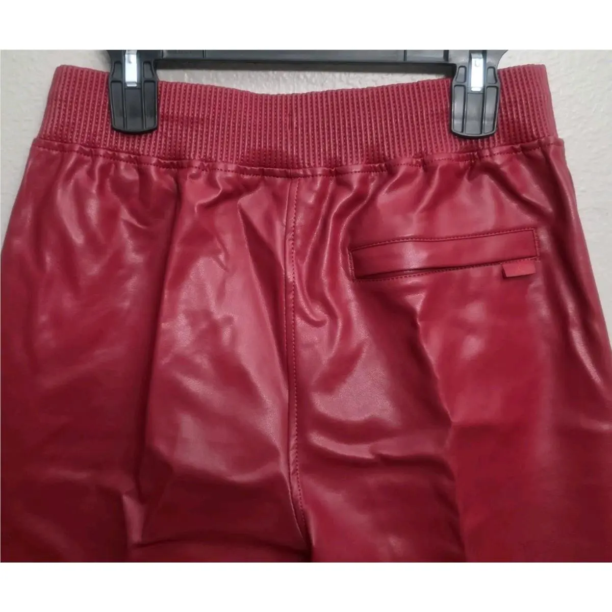 Nike clothing - Air Jordan Faux Leather Diamond Shorts - HV0077-659 - Wings Jordan Red (UPC: 198485197060) 7