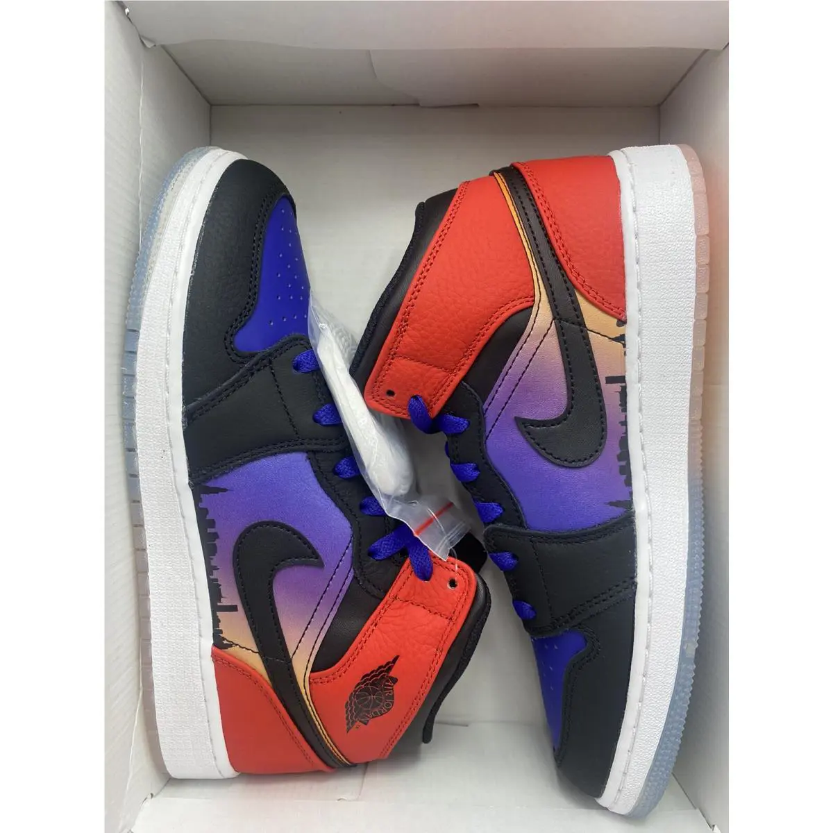 Nike shoes - Nike Air Jordan 1 - Air - DX4379 400 - Concord/Black-University Red (UPC: 196604761963) 5