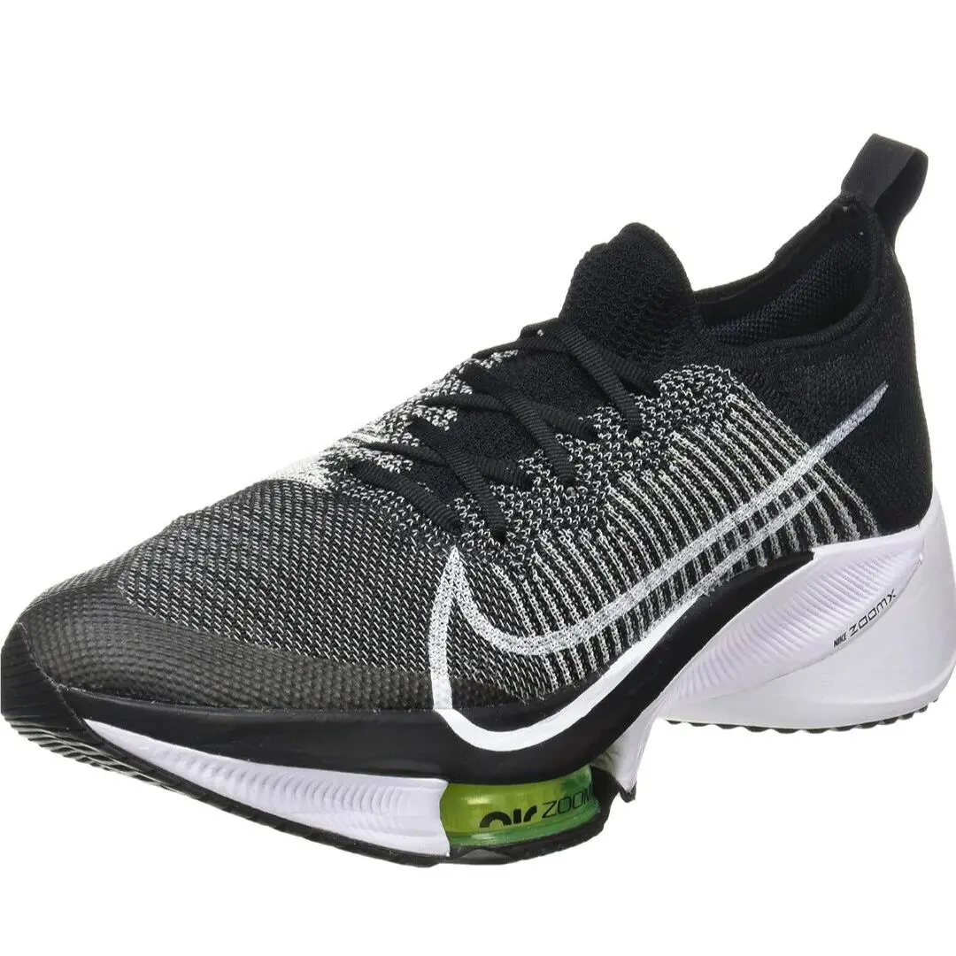 Nike Air Zoom Tempo FK Black White Volt Size 6.5y Womens 8