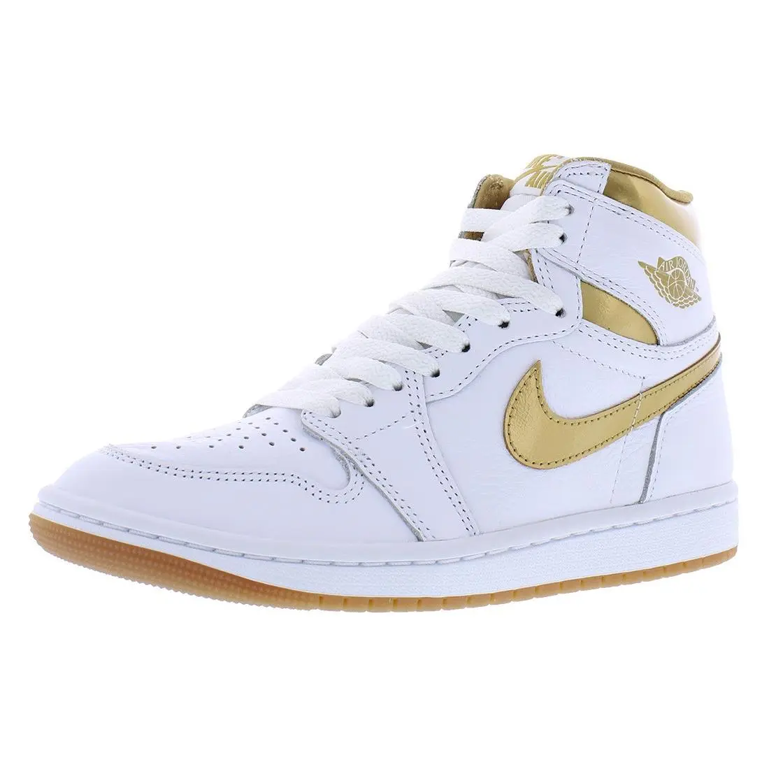 Nike shoes - White/Metallic Gold/Gum Light Brown, Main: White (UPC: 196975541034) 0