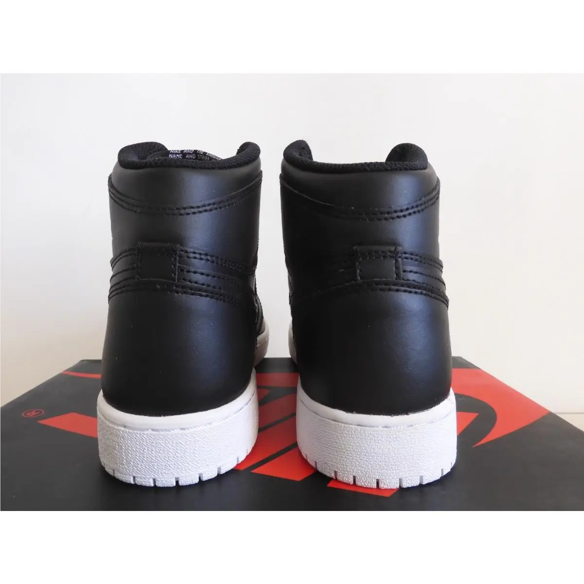 Nike shoes - Air Jordan 1 - Air - Black (UPC: 888410245934) 4
