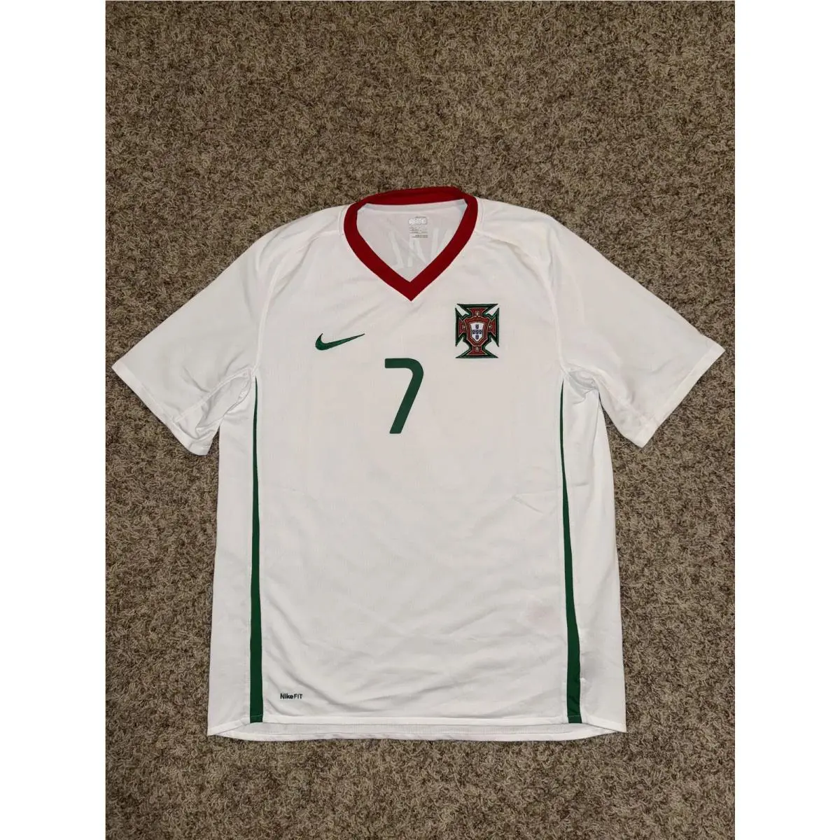 Nike Men’s Portugal National Team Christian Renaldo Away Jersey Vintage 2008