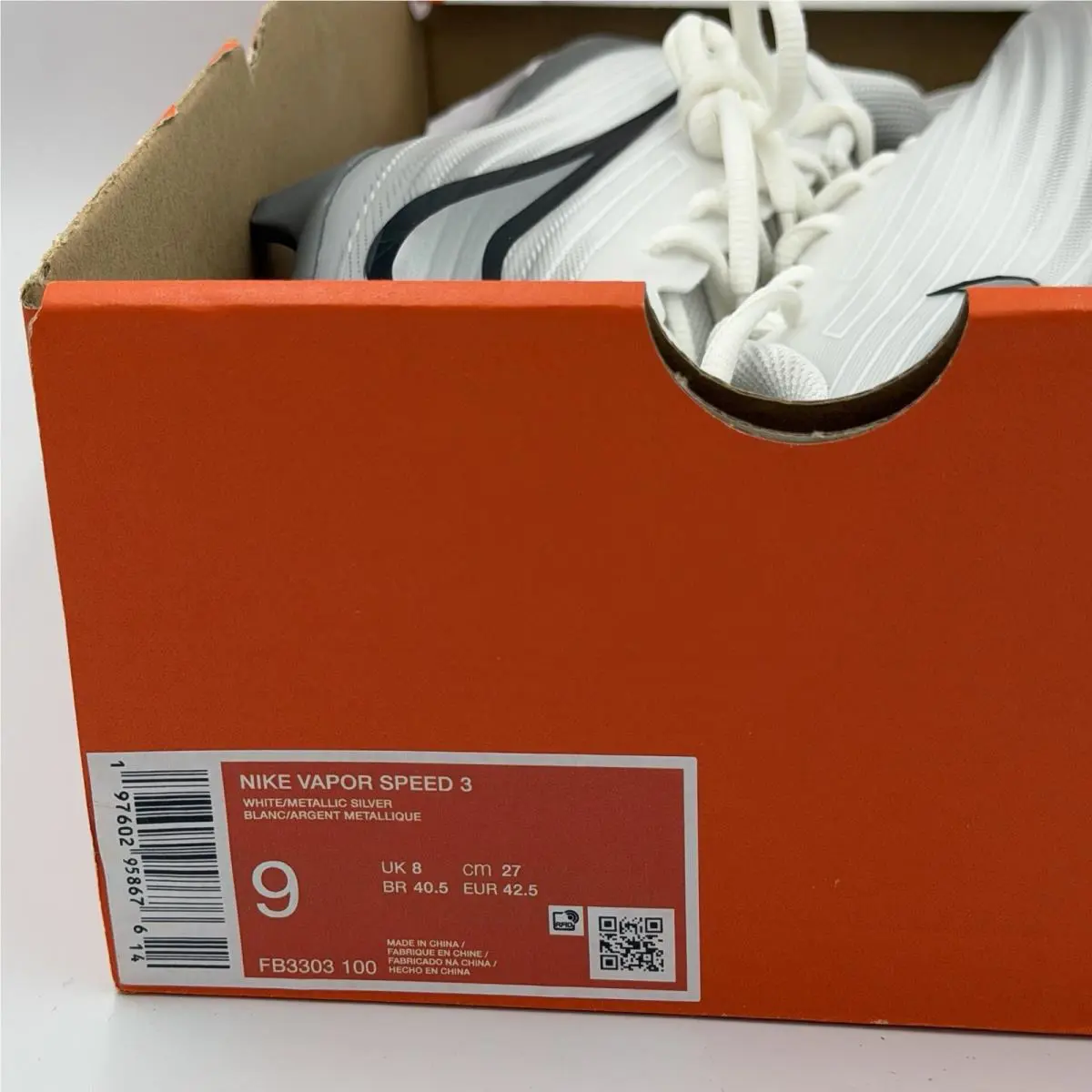 Nike shoes - Nike Vapor Speed 3 - Vapor Speed - FB3303-100 - White 10