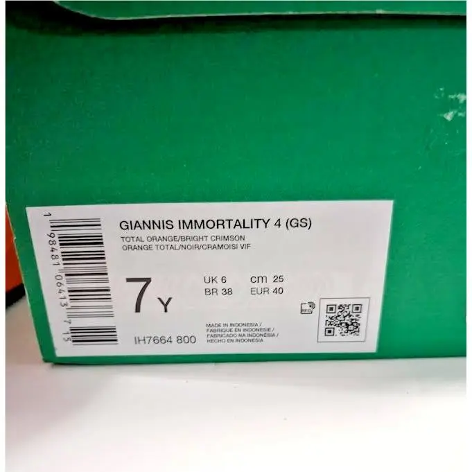 Nike shoes - Nike Giannis Immortality - Giannis Immortality - IH7664-800 - Total Orange/Bright Crimson (UPC: 198481064137) 5