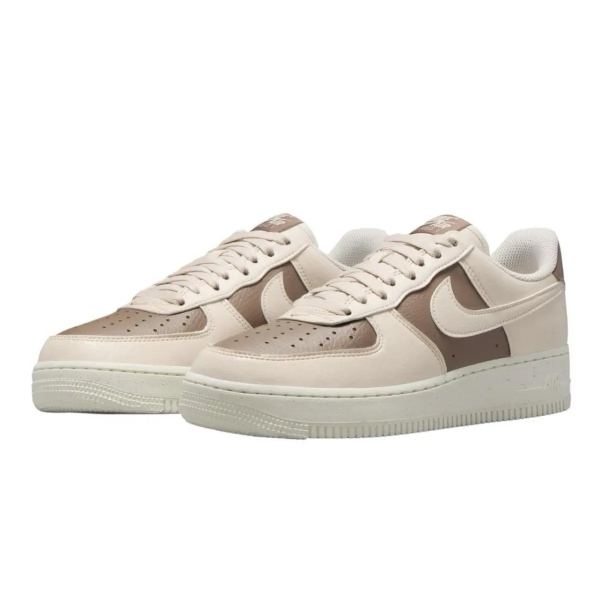 Nike Air Force 1 0`07 NN Women`s Size 9 Mink Brown /light Orewood Shoes