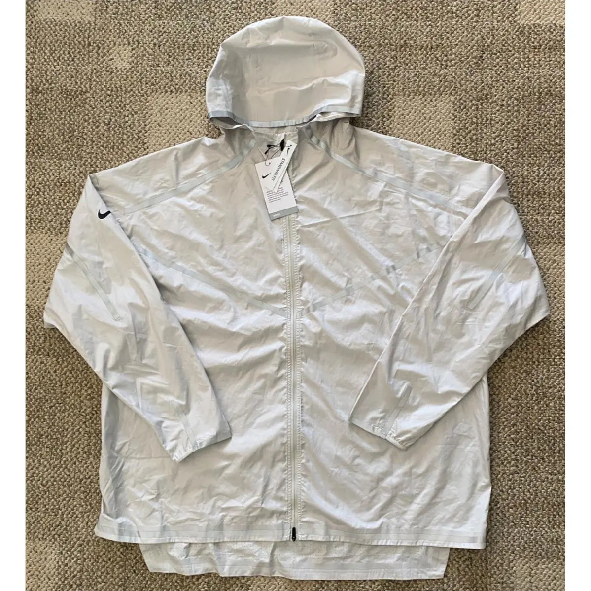 Nike Jacket Tech Pack Windrunner Full Zip Water Repellent AR9827 Men`s 2XL Xxl