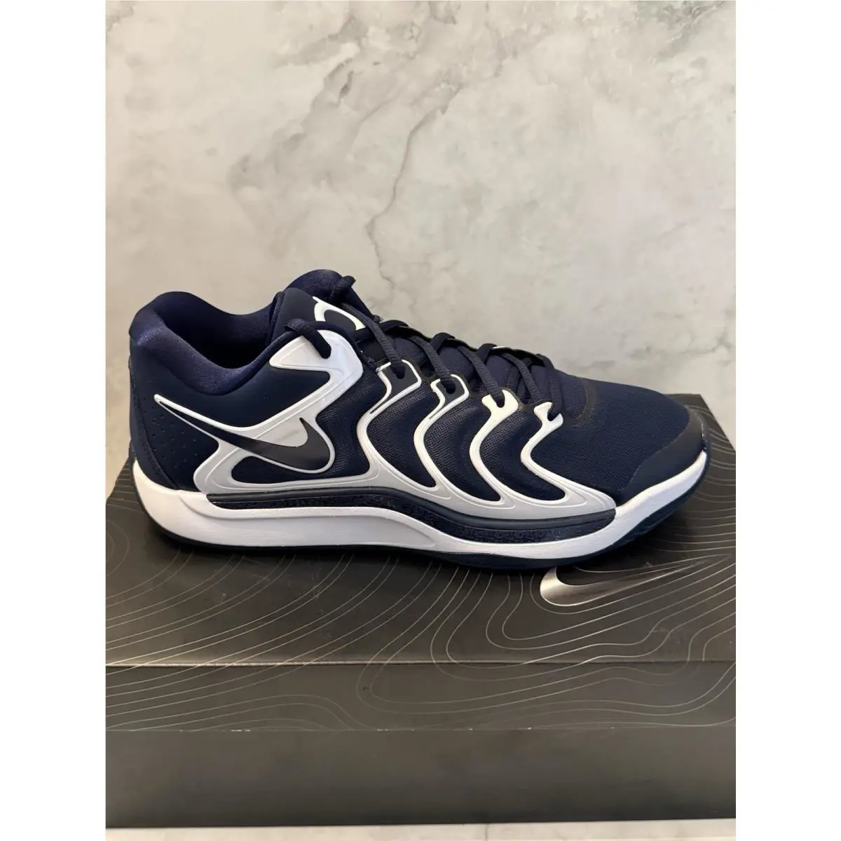 Nike KD 17 TB Basketball Shoes College Navy FV1307-400 Men’s Size 12 US