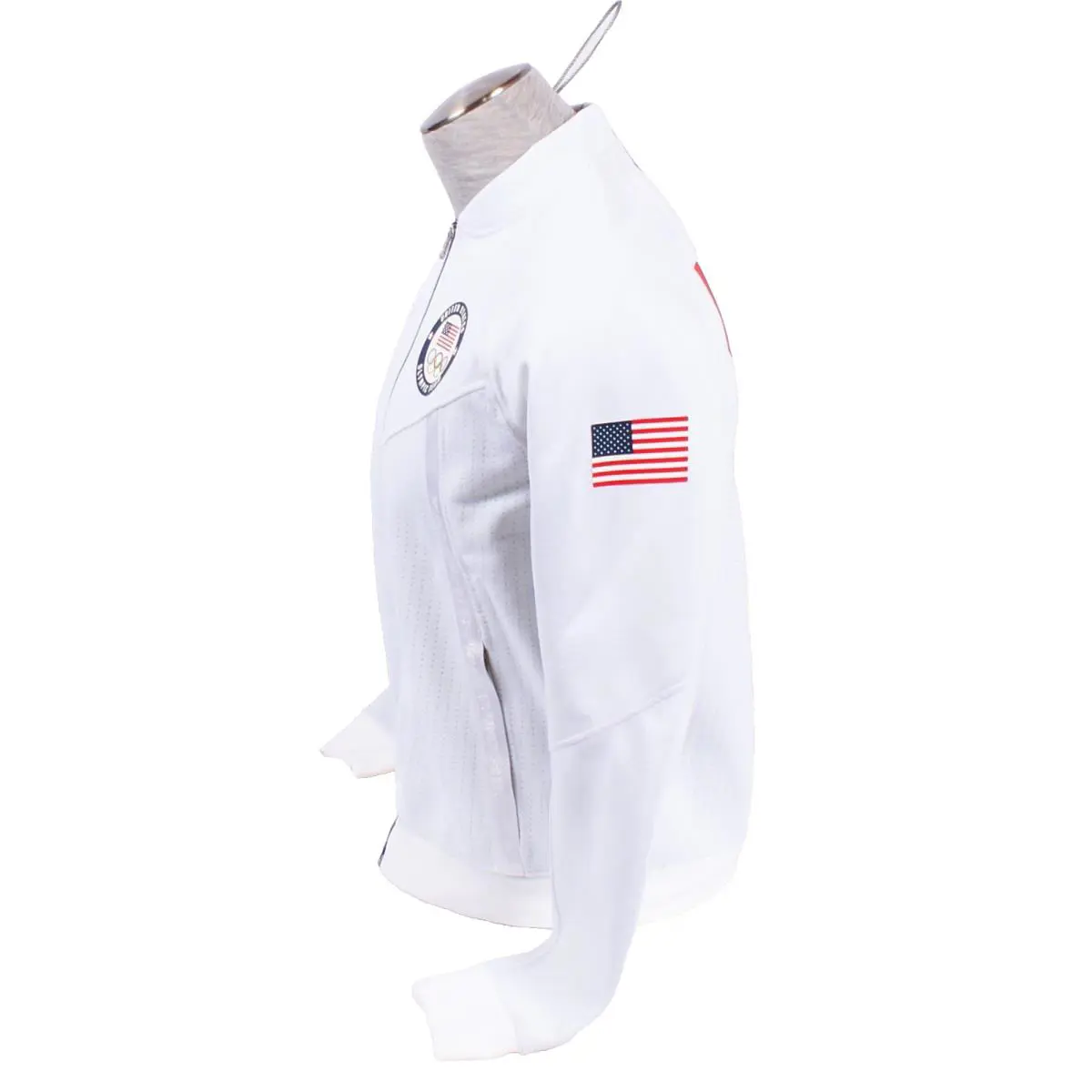 Nike clothing - Media Day Zip Front Jacket - White (UPC: 193656574404) 1