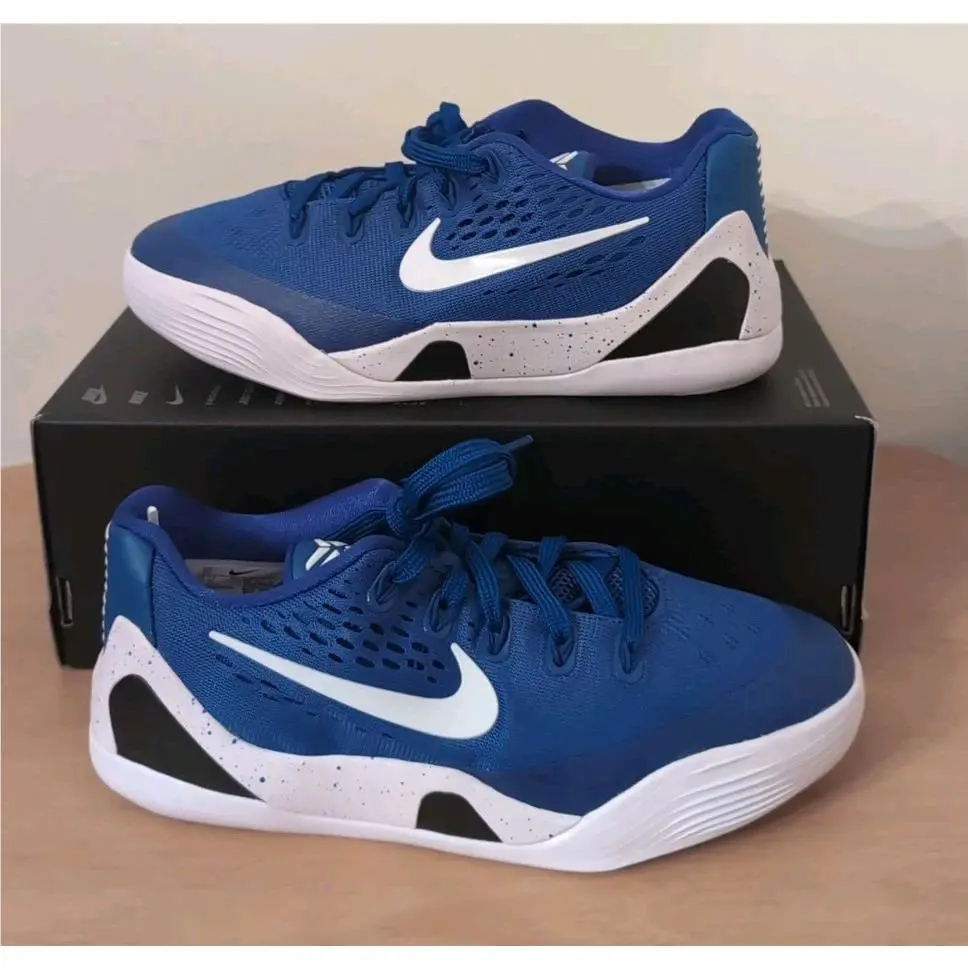 Nike Kobe 9 EM GS `game Royal` FV3607-400 GS Size 4Y No Lid