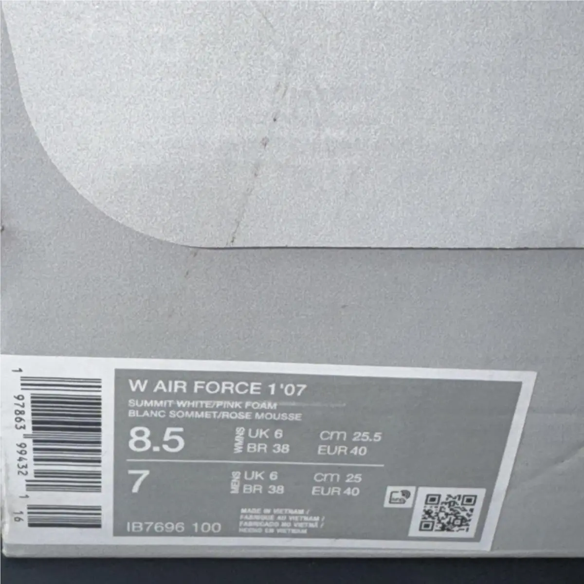 Nike shoes - Nike Air Force 1 `07 - IB7696-100 - White 3