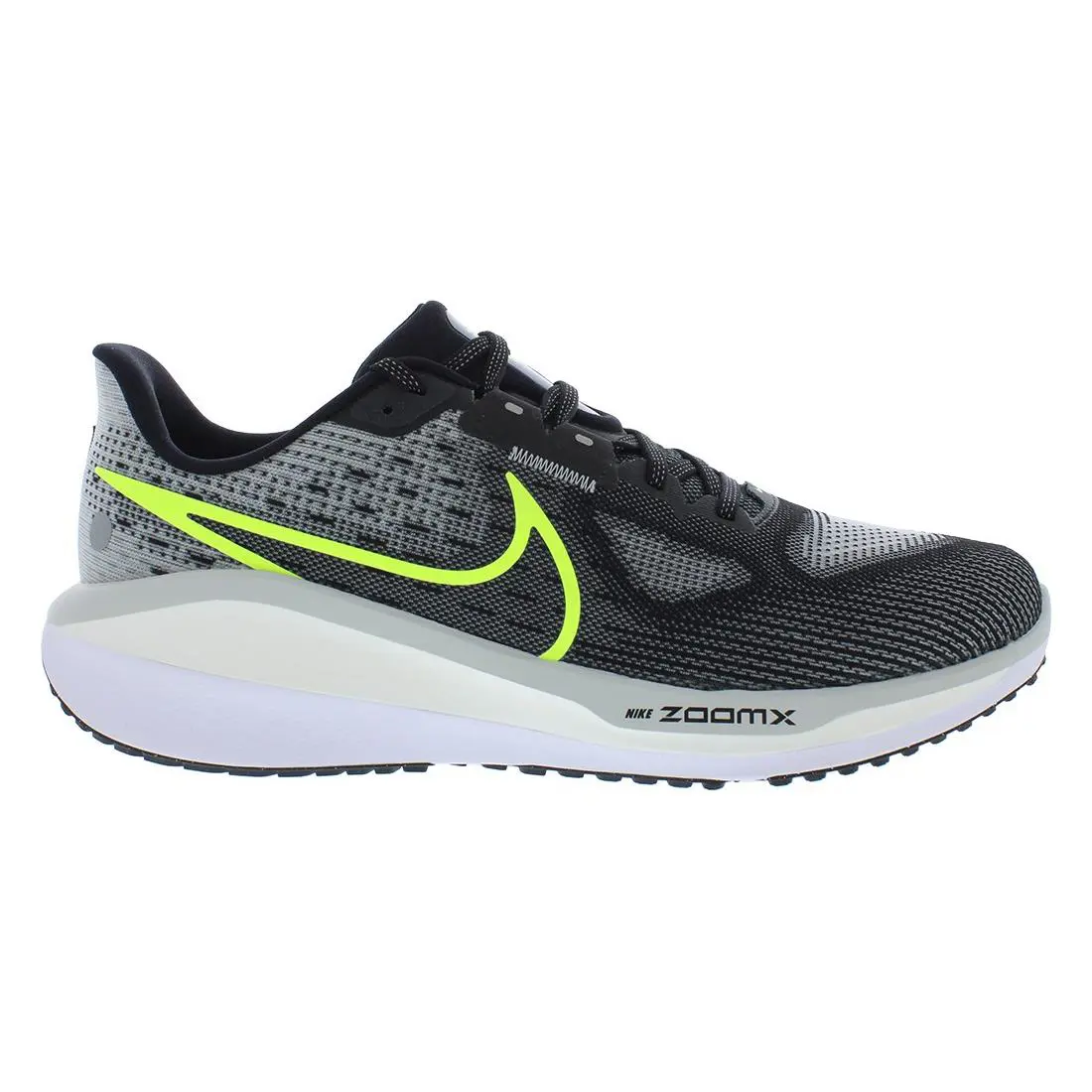 Nike Vomero 17 Unisex Shoes Size 14 Color: Black/volt/light Smoke Grey/white
