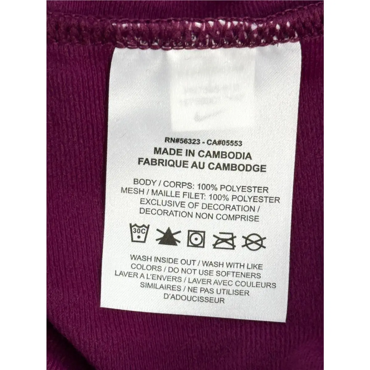 Nike clothing - Nike Court Heritage - Court Heritage - FN7396-610 - Purple (UPC: 197599017448) 9