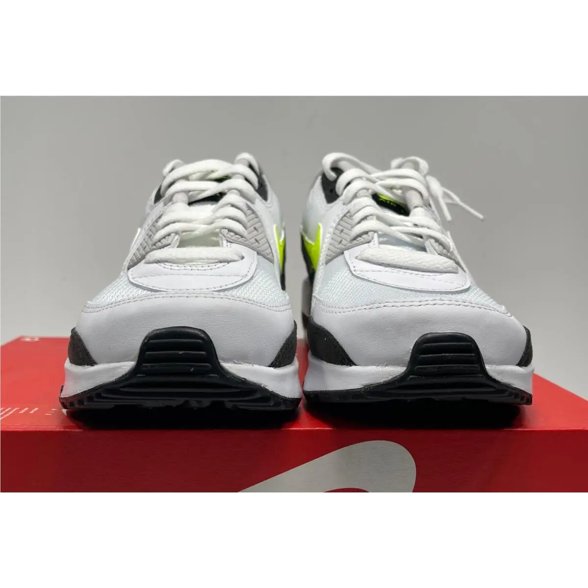 Nike shoes - Nike Air Max 90 - Air Max - White/HOT LIME BLACK (UPC: 194957436583) 3