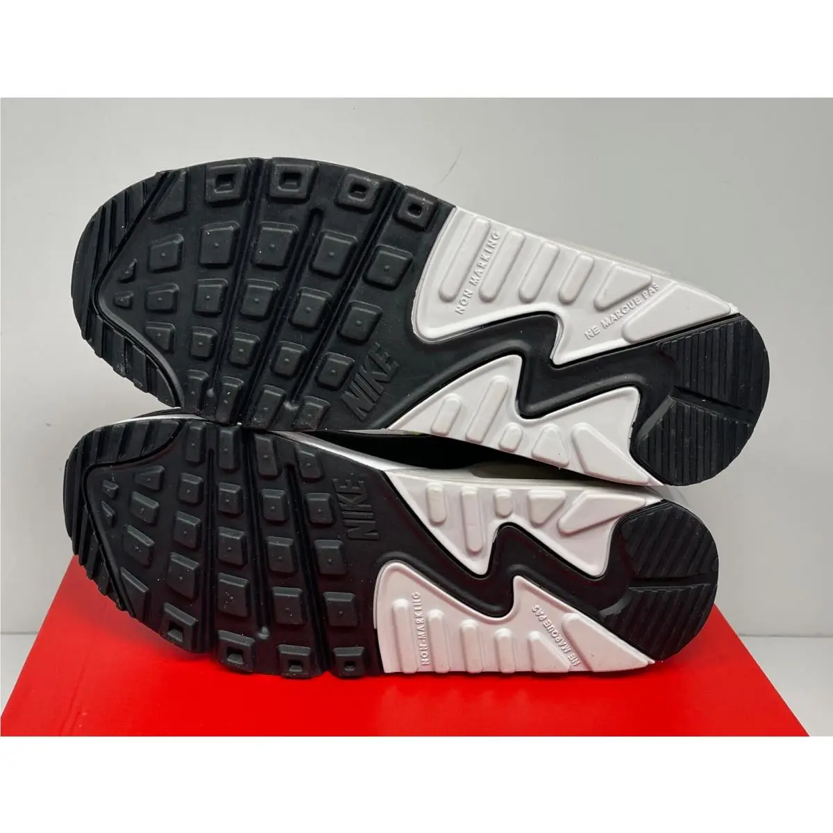 Nike shoes - Nike Air Max 90 - Air Max - White/HOT LIME BLACK (UPC: 194957436583) 6