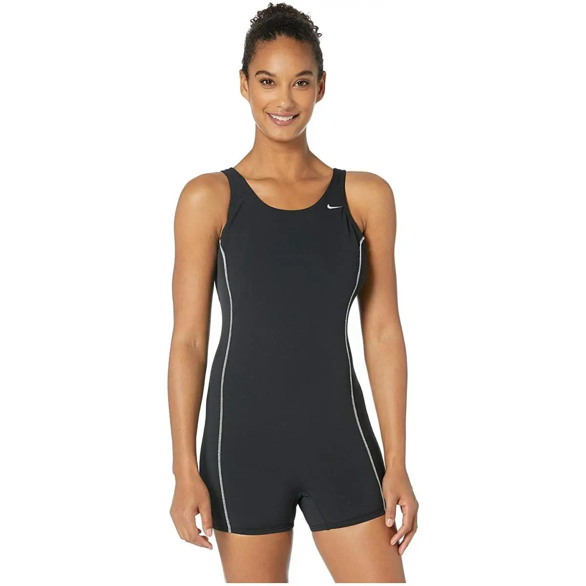 Nike Shorty Tank Top One Piece Black Women`s Size 14 L27737