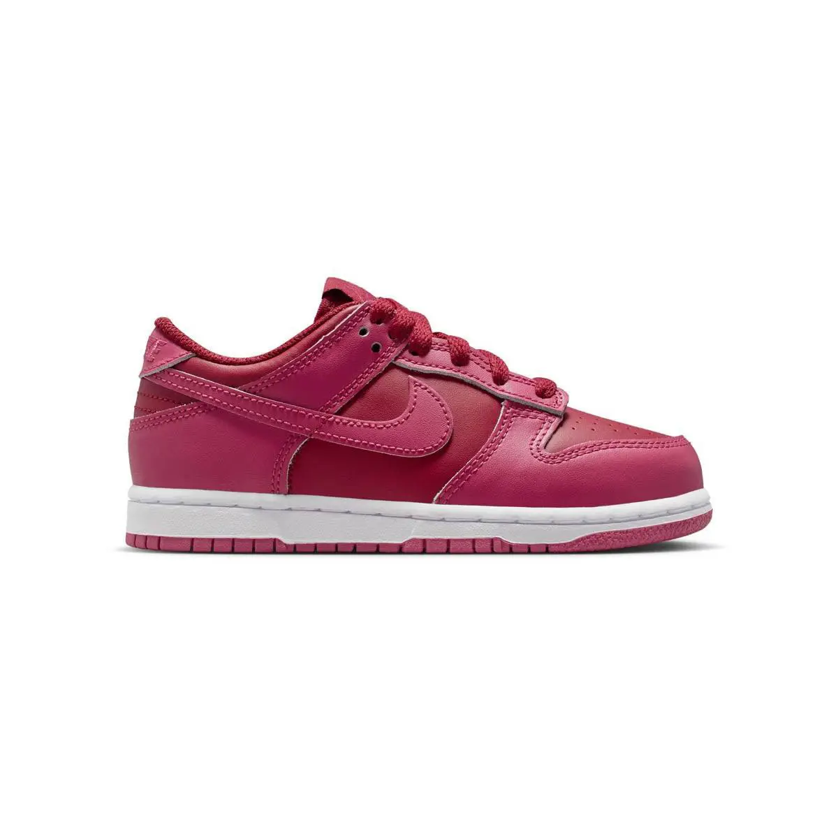 Pre School Nike Dunk Low_team Red/sweet Beet-sweet Beet-white FB9108-602-SIZE 13