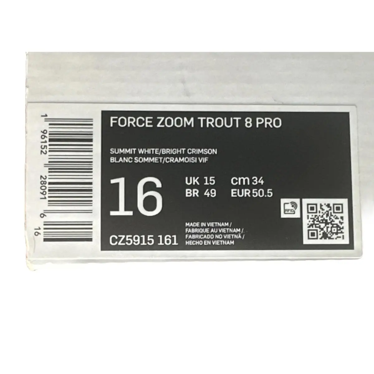 Nike shoes - Nike Force Zoom Trout 8 - CZ5915-161 - White 9