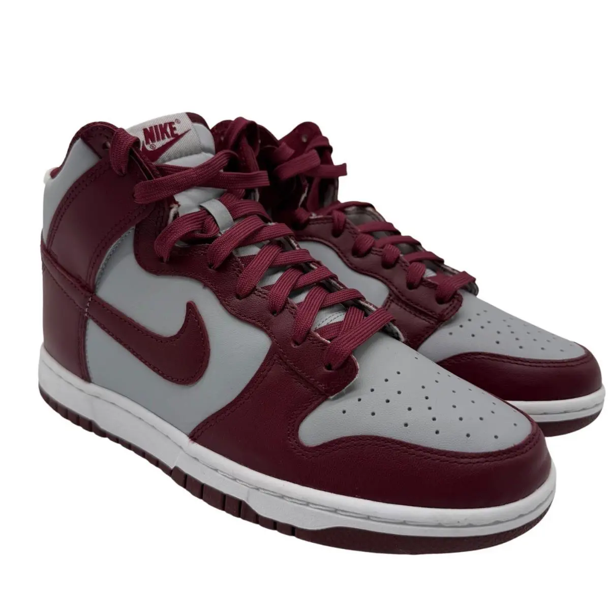Nike Dunk Hgh Burgundy Crush Wolf Grey Sneakers DD1399-600 SZ 8 Mens/ 9.5 Women