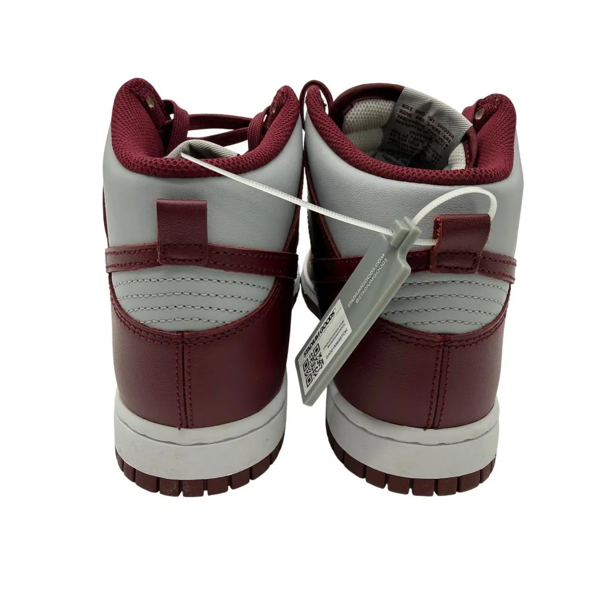 Nike shoes - Nike Dunk High Burgundy Crush Wolf Grey - Red 4