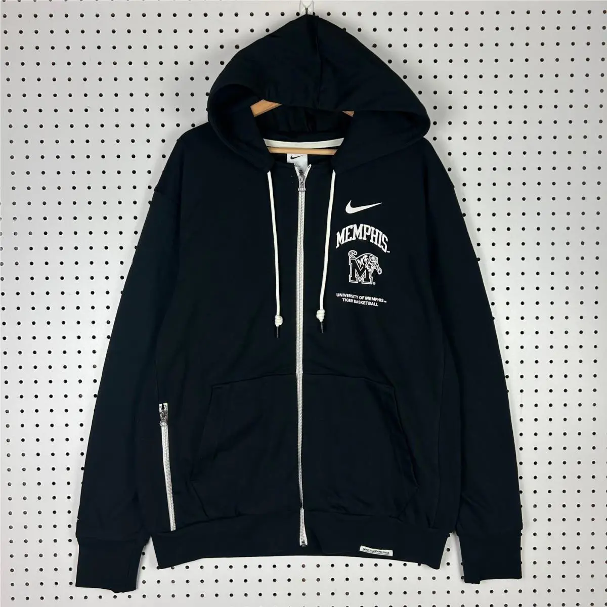 Nike 1 Cent Memphis Tigers Basketball Hoodie Large Tall LT Black Travel PE