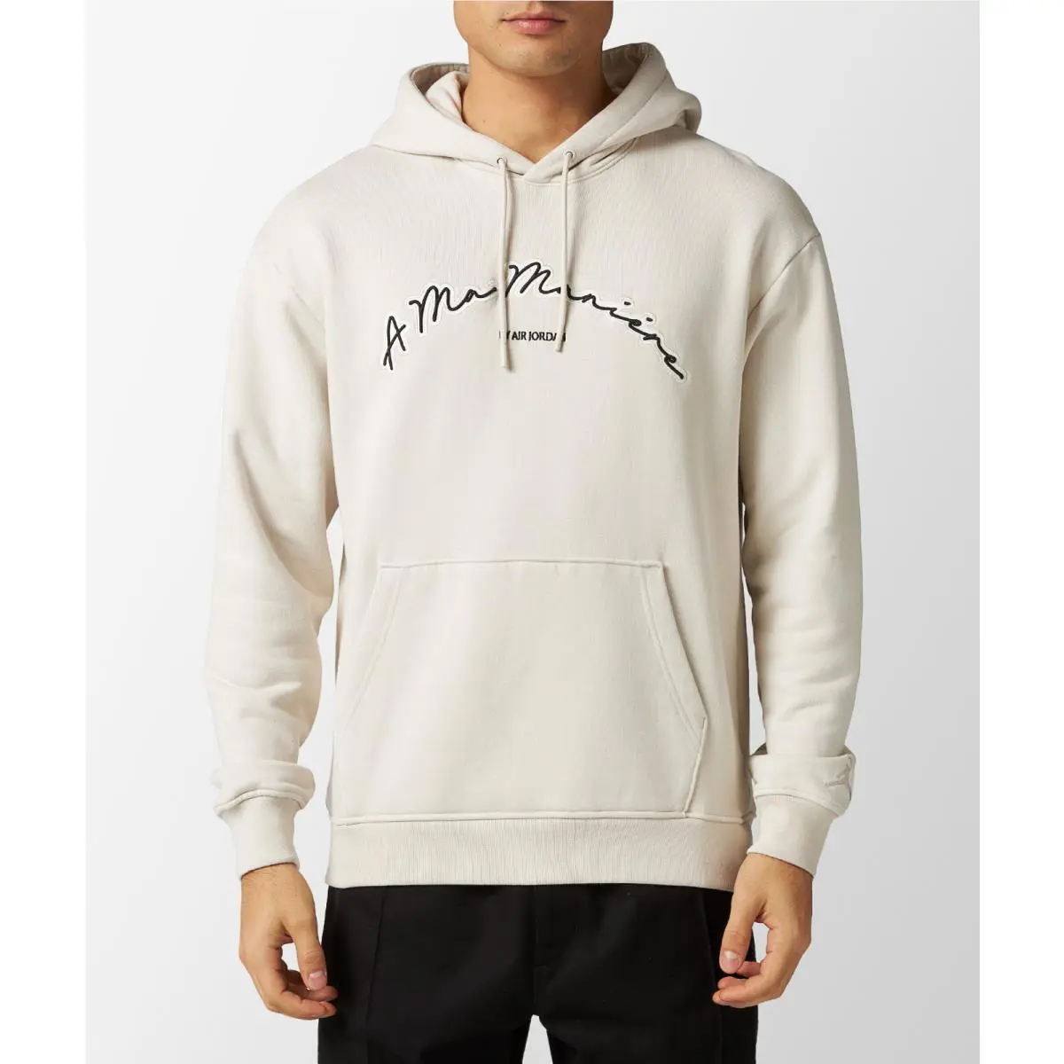 Air Jordan X A Ma Maniere Men`s Pullover Fleece Hoodie Sweatshirt Size XL Xlarge